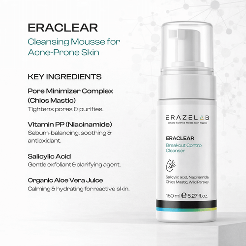Eraclear purifying mousse cleanser